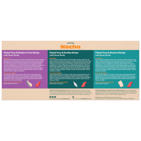 Flaked Fish Recipe Variety Pack
