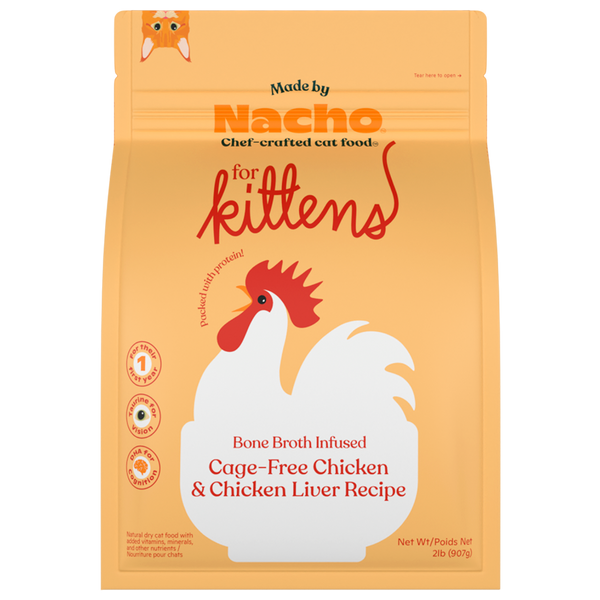 Chicken & Chicken Liver Kibble for Kittens