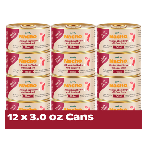 Flaked Chicken & Beef