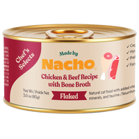 Flaked Chicken & Beef