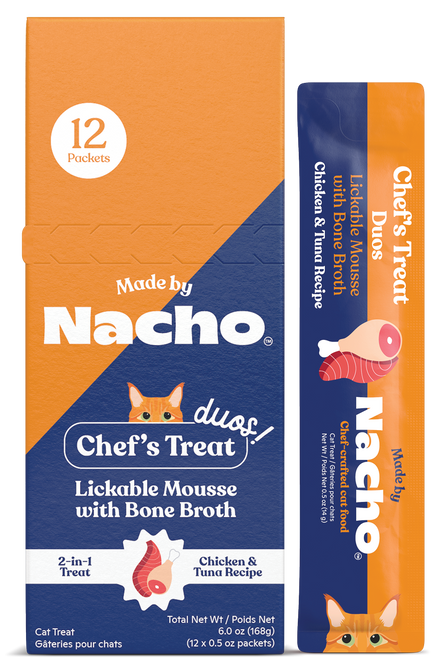 Lickable Mousse Treats Chicken and Tuna Duo