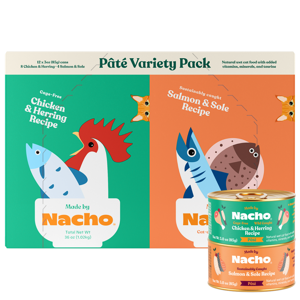 Grain Free P t Canned Variety Pack 3.0 oz Made By Nacho