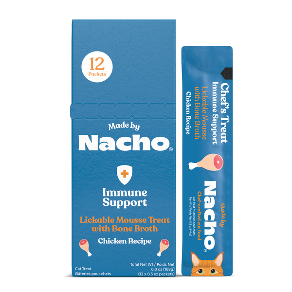 Immune Support Lickable Mousse Treat with Bone Broth