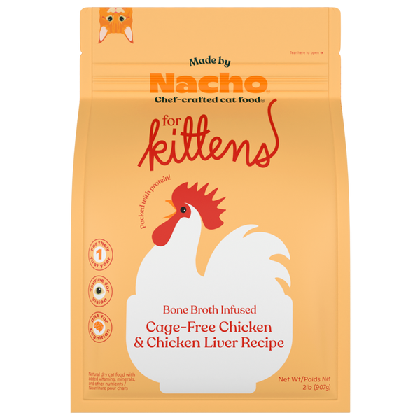 Chicken Chicken Liver Kibble for Kittens Made By Nacho