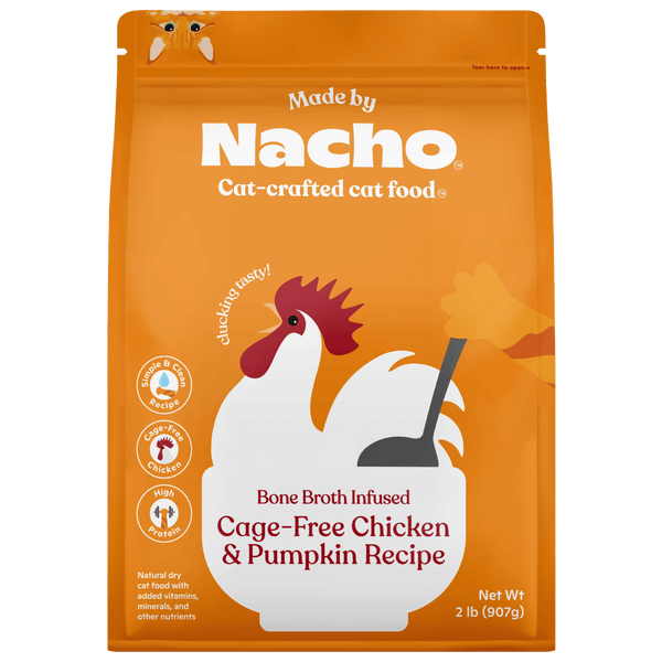 Bone Broth Infused Kibble Cage Free Chicken Pumpkin Recipe 2.0 lb bag