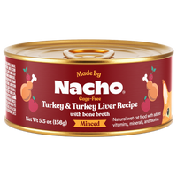 Made by Nacho Minced Turkey & Turkey Liver Wet Cat Food