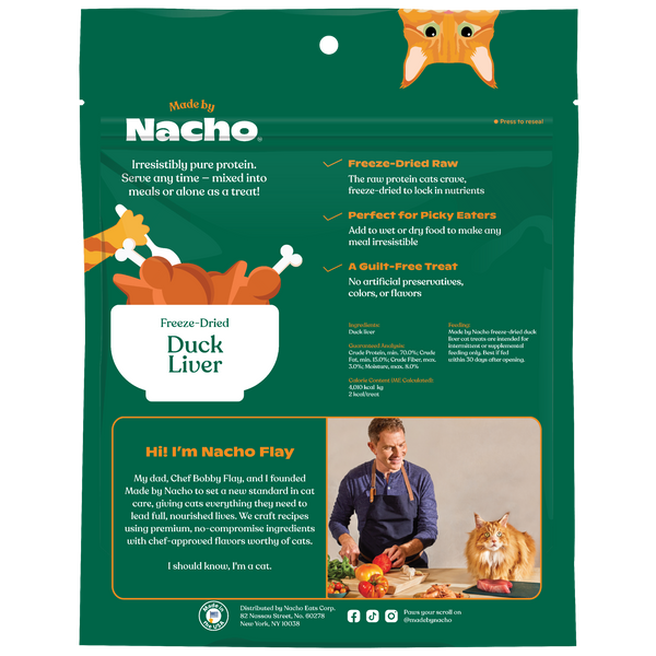 Freeze-Dried Duck Liver Meal Topper & Treats