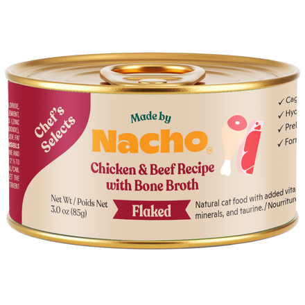 Flaked Chicken & Beef