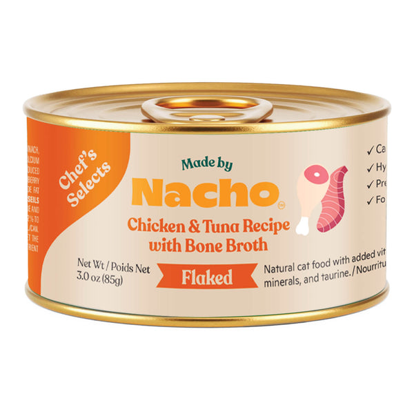 Made by Nacho Flaked Chicken & Tuna Wet Cat Food