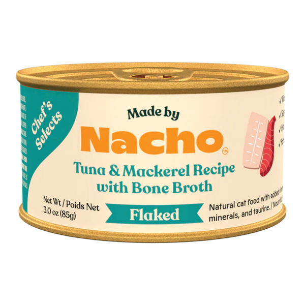 Made by Nacho Flaked Tuna & Mackerel Wet Cat Food