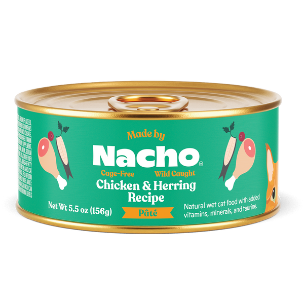 Made by Nacho Grain-Free Chicken & Herring Pate Wet Cat Food