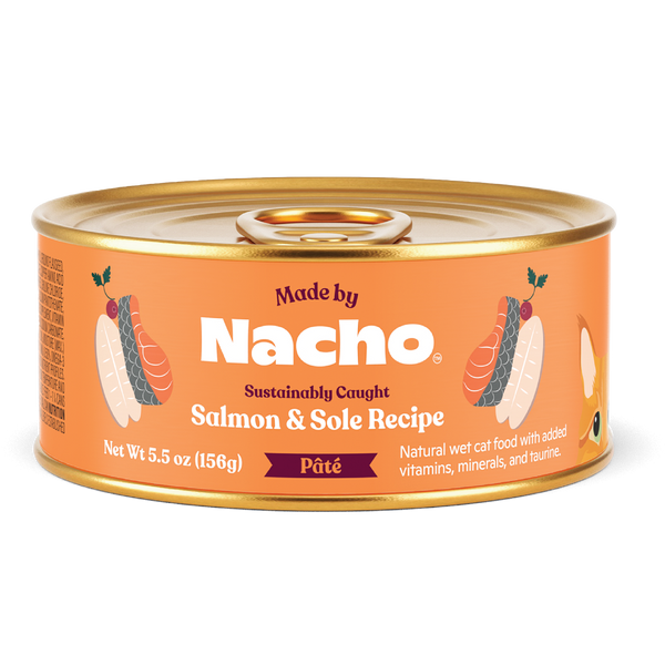 Made by Nacho Grain-Free Salmon & Sole Pate Wet Cat Food