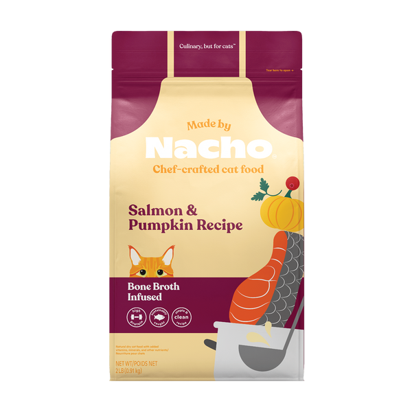 Bone Broth Infused Kibble Sustainably Caught Salmon & Pumpkin Recipe