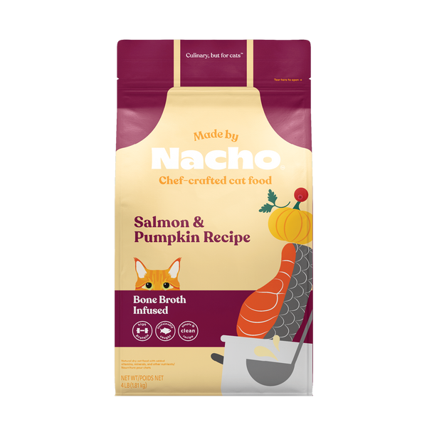 Bone Broth Infused Kibble Sustainably Caught Salmon & Pumpkin Recipe