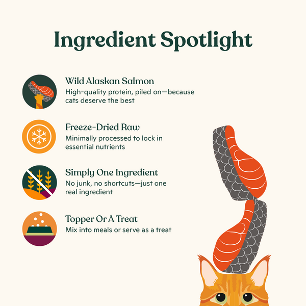 Freeze-Dried Wild Alaskan Salmon Treats