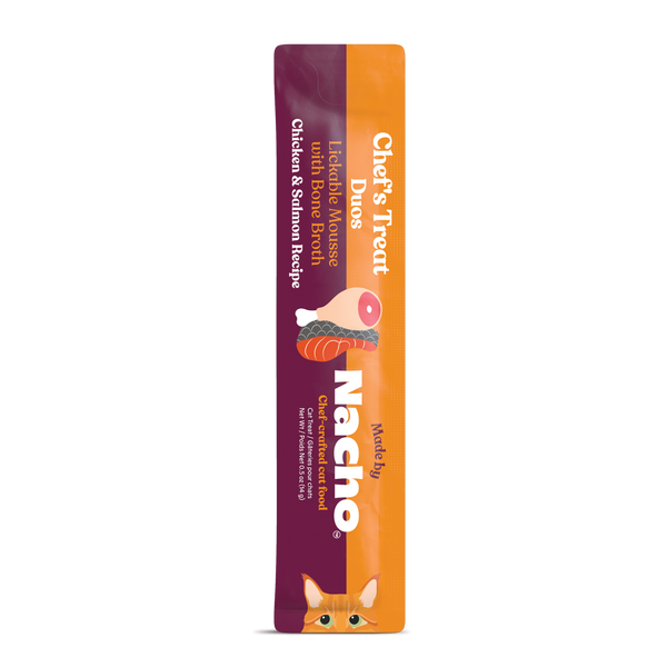 Lickable Mousse Treats Chicken and Salmon Duo