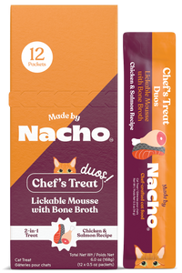 Lickable Mousse Treats Chicken and Salmon Duo