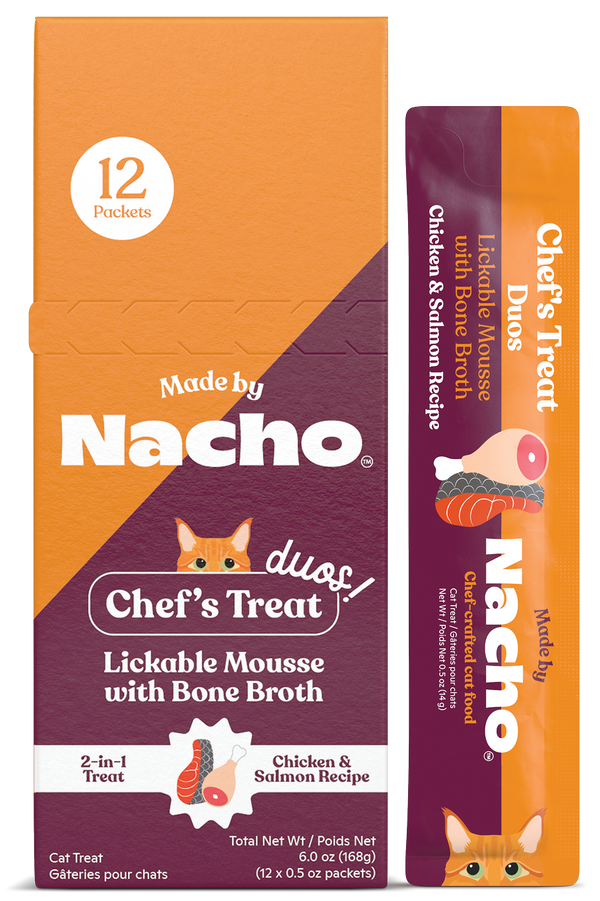 Lickable Mousse Treats Chicken and Salmon Duo