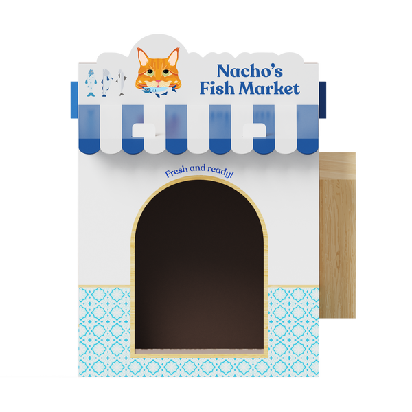Nacho’s Fish Market Cat Scratcher House