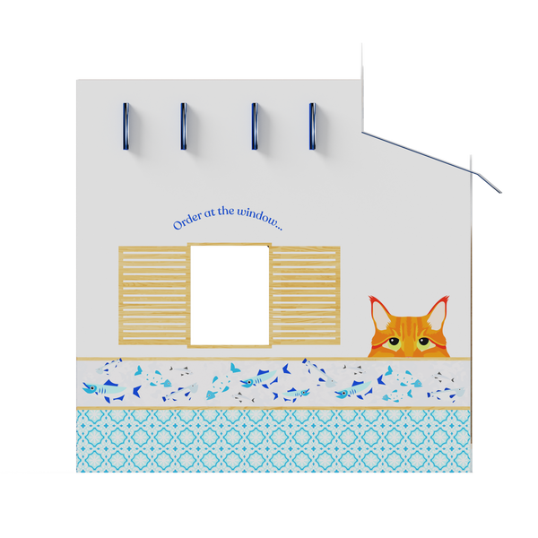 Nacho’s Fish Market Cat Scratcher House