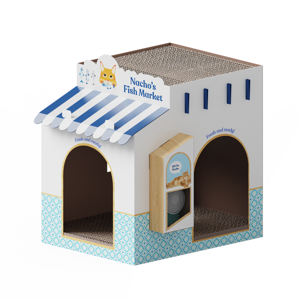 Cat scratcher house clearance